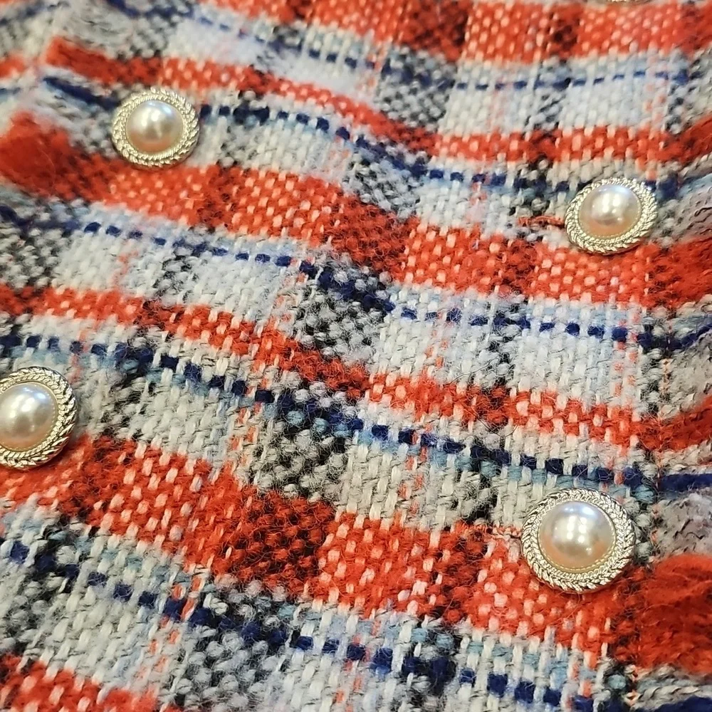 Sans Souci vibrant plaid